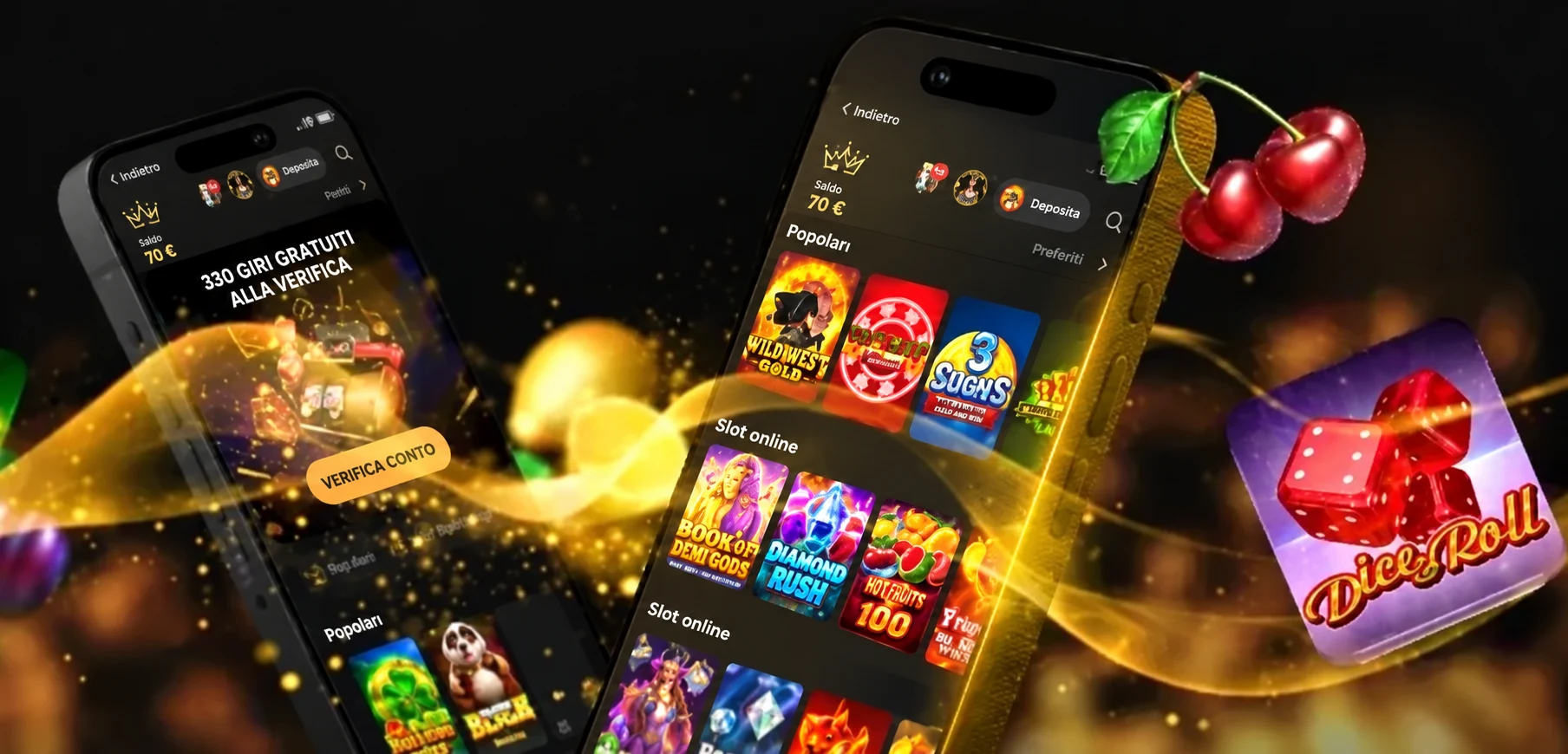 I giochi nell'app Princess Casino