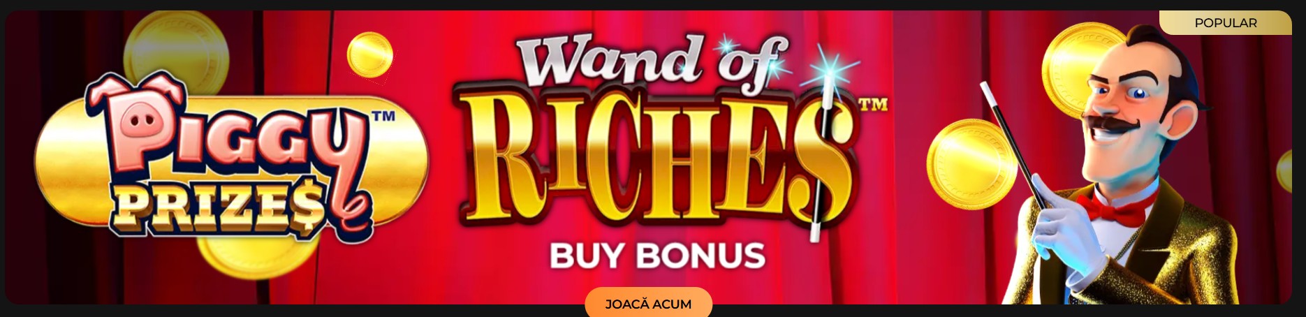 Piggy Prizes – Wand of Riches, acquisto bonus